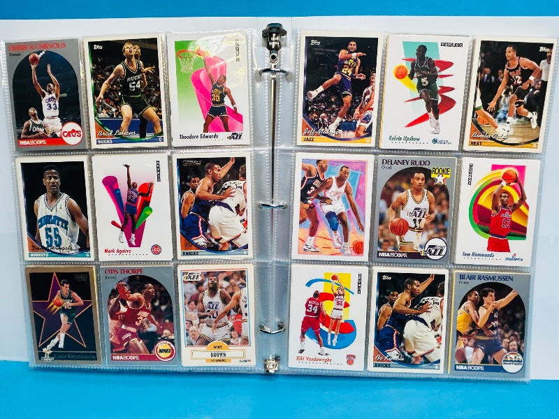 Photo 1 of 025008…  final sale no returns/refunds- ,360 mixed basketball cards in binder