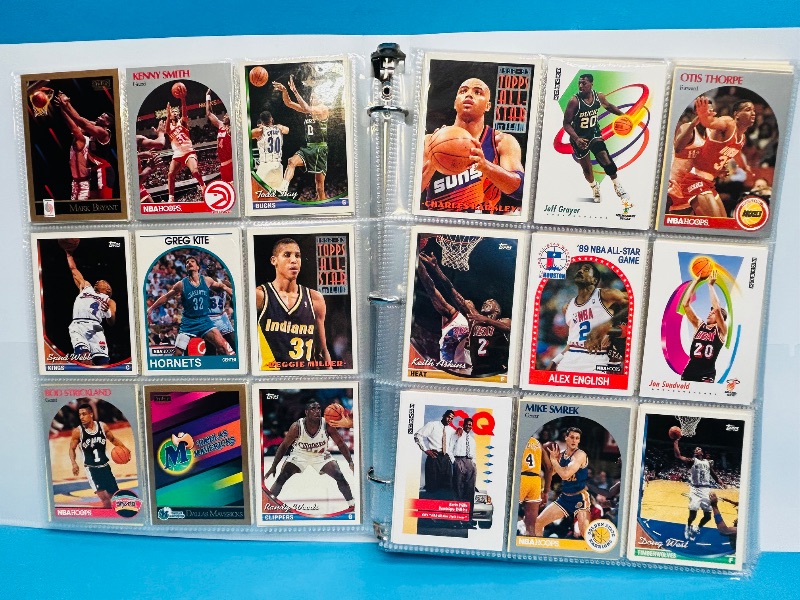 Photo 1 of 025008…  final sale no returns/refunds- ,360 mixed basketball cards in binder
