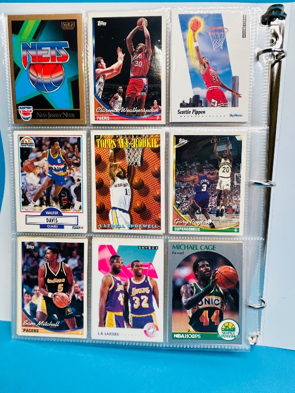 Photo 1 of 025008…  final sale no returns/refunds- ,360 mixed basketball cards in binder