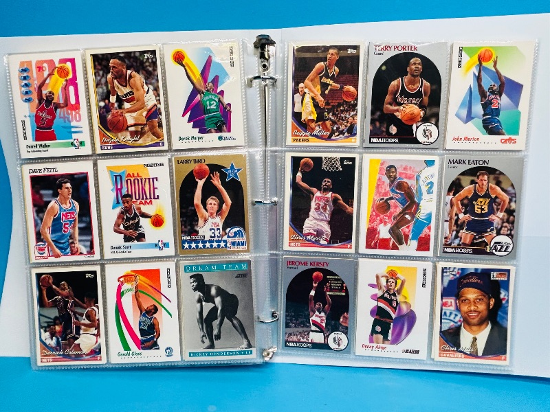 Photo 1 of 025008…  final sale no returns/refunds- ,360 mixed basketball cards in binder