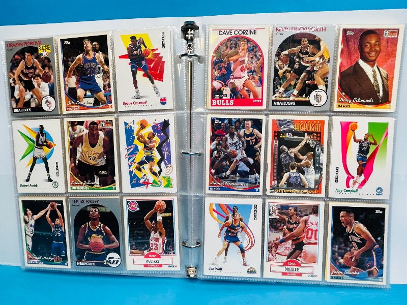 Photo 1 of 025008…  final sale no returns/refunds- ,360 mixed basketball cards in binder