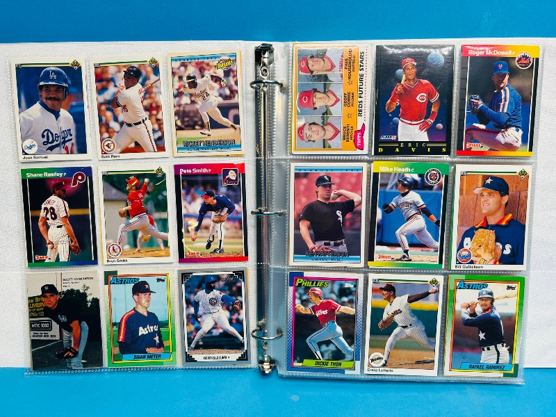 Photo 1 of 025010…  final sale no returns/refunds- 360 mixed baseball cards in binder