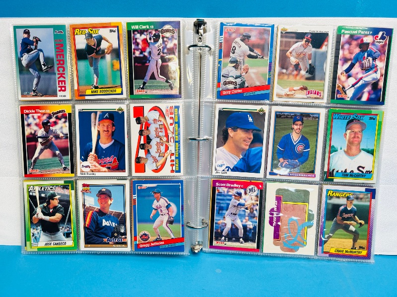 Photo 1 of 025010…  final sale no returns/refunds- 360 mixed baseball cards in binder