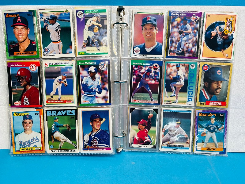 Photo 1 of 025010…  final sale no returns/refunds- 360 mixed baseball cards in binder