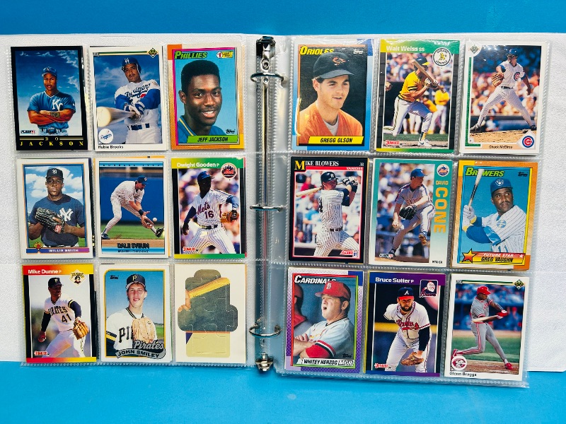Photo 1 of 025010…  final sale no returns/refunds- 360 mixed baseball cards in binder