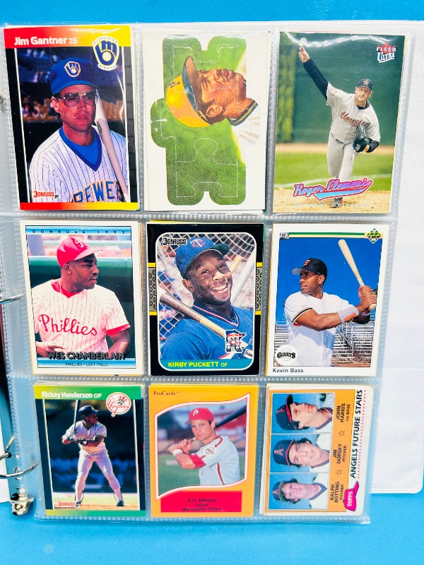 Photo 1 of 025010…  final sale no returns/refunds- 360 mixed baseball cards in binder