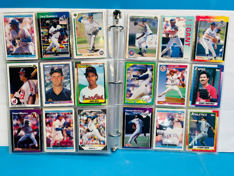Photo 1 of 025010…  final sale no returns/refunds- 360 mixed baseball cards in binder