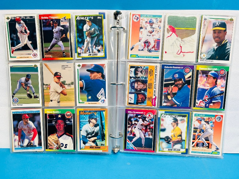 Photo 1 of 025010…  final sale no returns/refunds- 360 mixed baseball cards in binder