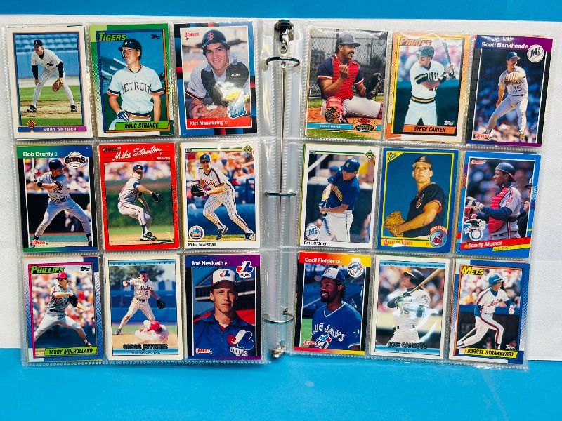Photo 1 of 025010…  final sale no returns/refunds- 360 mixed baseball cards in binder