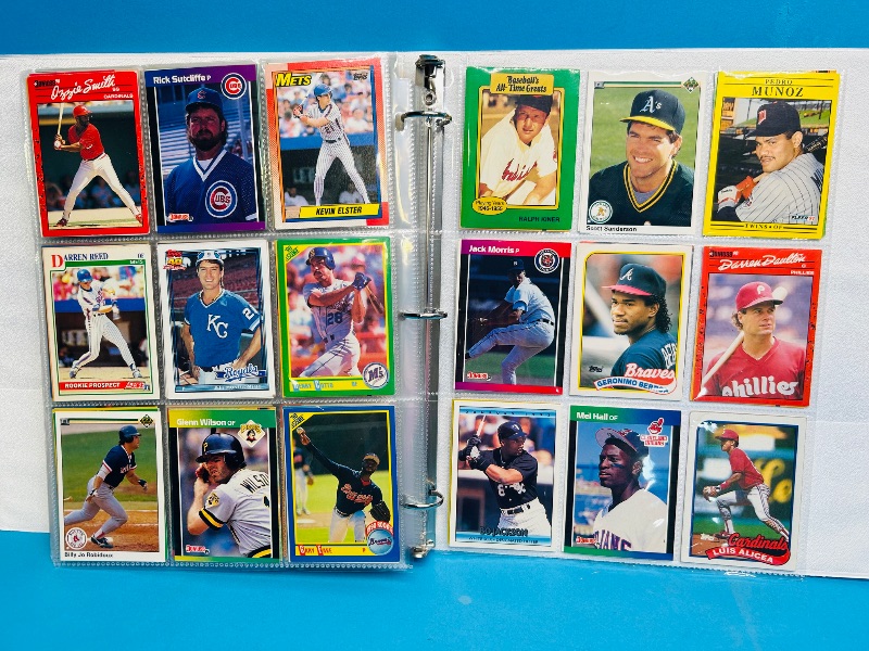 Photo 1 of 025010…  final sale no returns/refunds- 360 mixed baseball cards in binder