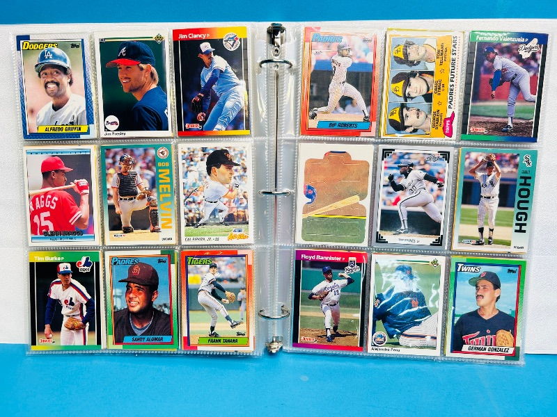 Photo 1 of 025010…  final sale no returns/refunds- 360 mixed baseball cards in binder