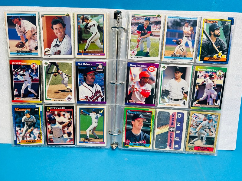 Photo 1 of 025010…  final sale no returns/refunds- 360 mixed baseball cards in binder