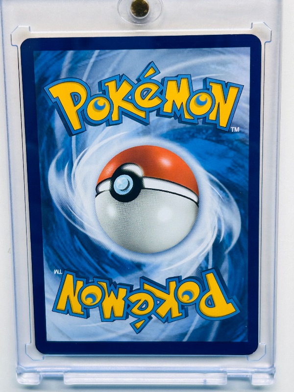 Photo 1 of 025023…Machop Pokémon card in hard plastic case 
