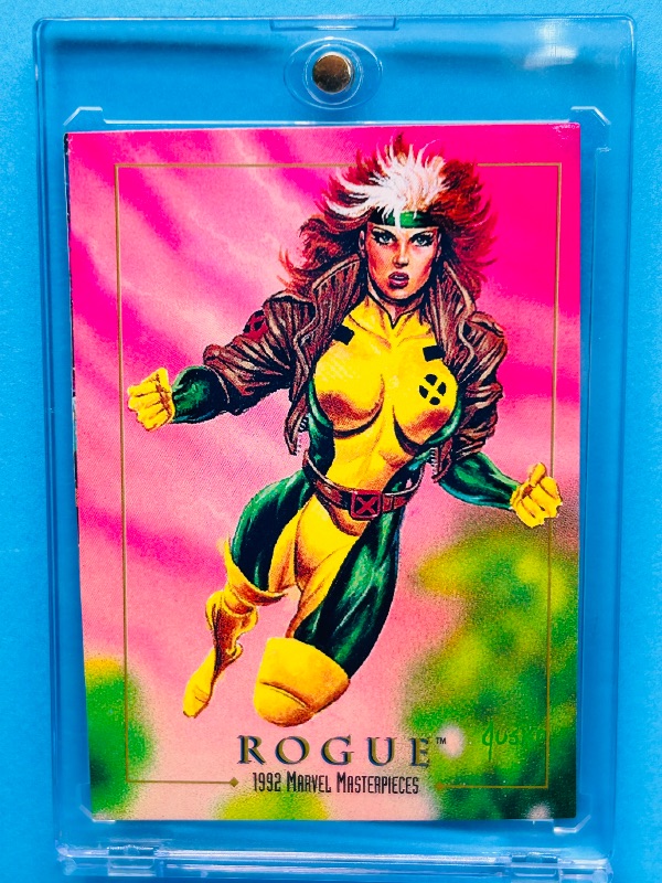 Photo 1 of 025030…Marvel Masterpieces Rogue card 79 in hard plastic case