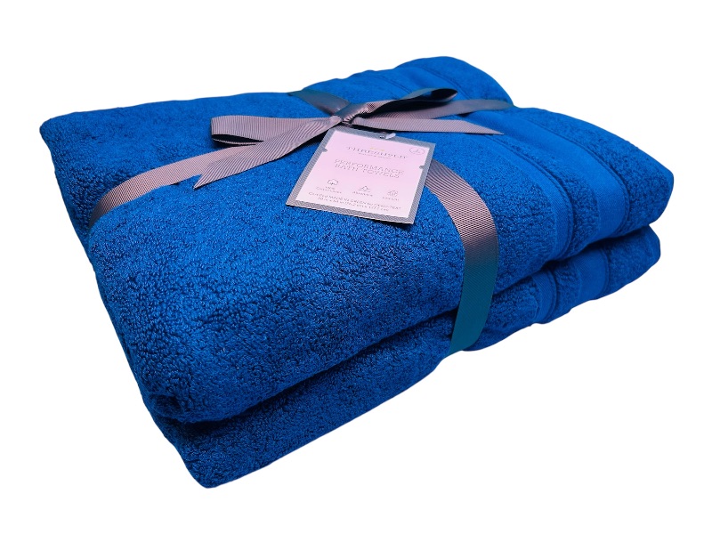 Photo 1 of 025050… 2 huge fluffy cotton bath towels-Threshold 