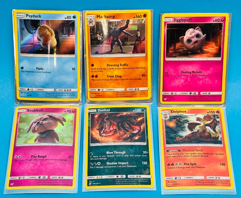 Photo 1 of 025062…6 Pokémon holo cards in hard plastic sleeves 