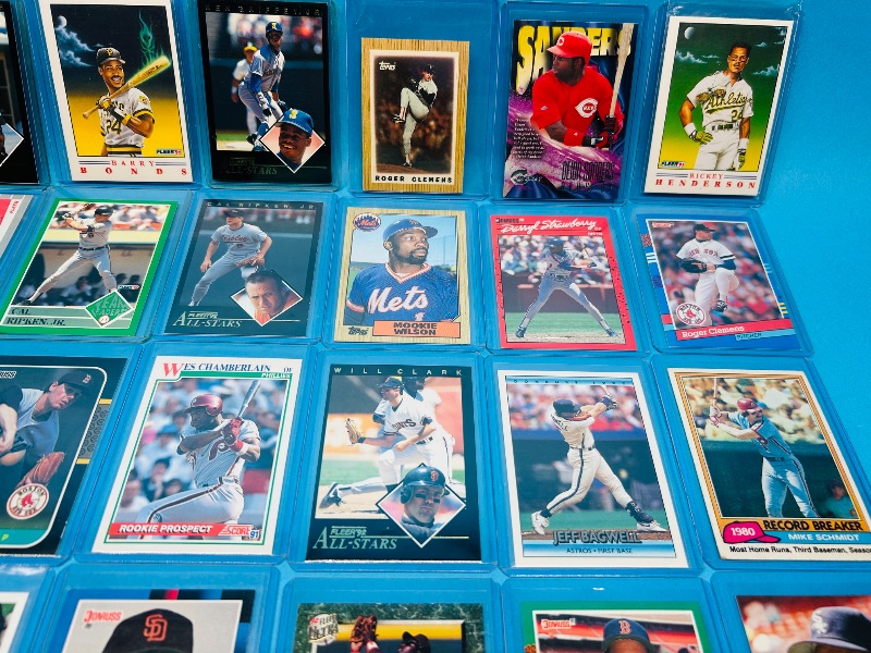 Photo 1 of 025085…final sale no returns/refunds-24 baseball cards in hard plastic sleeves 