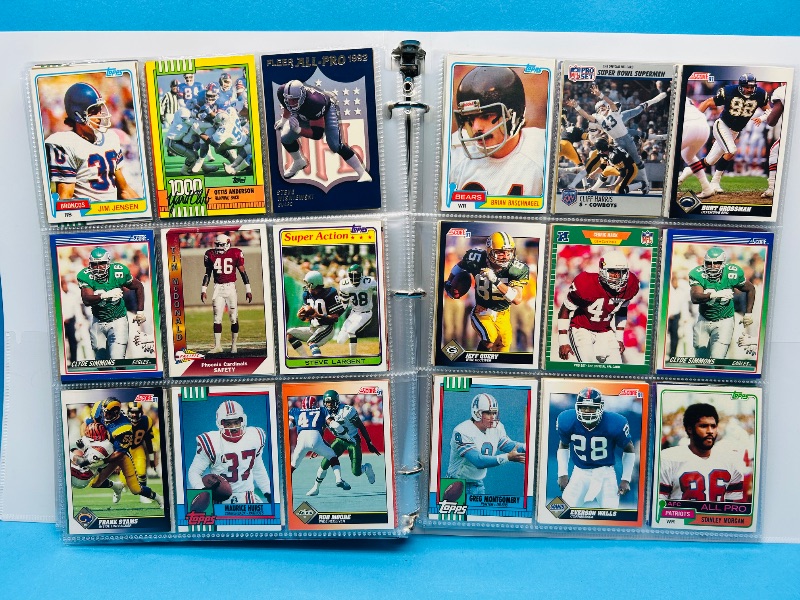 Photo 1 of 025088… final sale no returns/refunds-360 mixed football cards in binder
