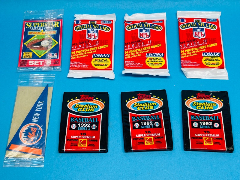 Photo 1 of 025095… final sale no returns/refunds- sealed sports card packs 