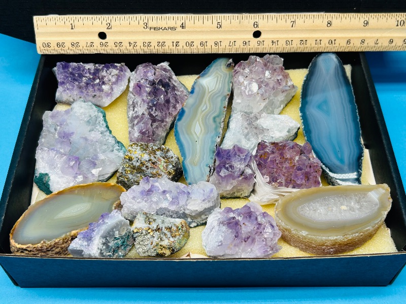 Photo 1 of 025099…rock collection- agates, amethyst, quartz 