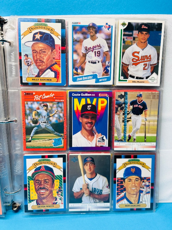 Photo 1 of 025103…final sale no returns/refunds -162 mixed baseball cards in binder