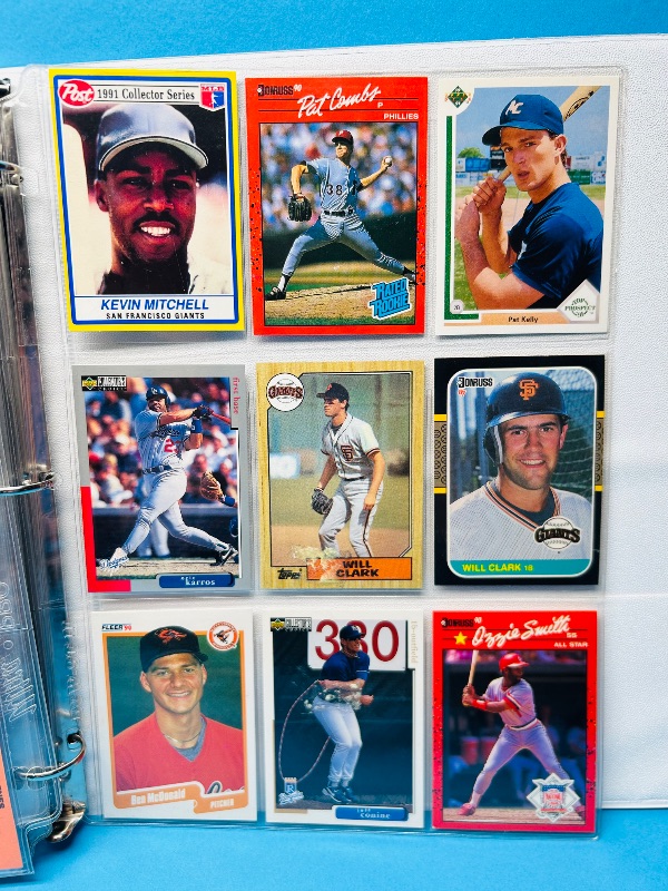 Photo 1 of 025103…final sale no returns/refunds -162 mixed baseball cards in binder
