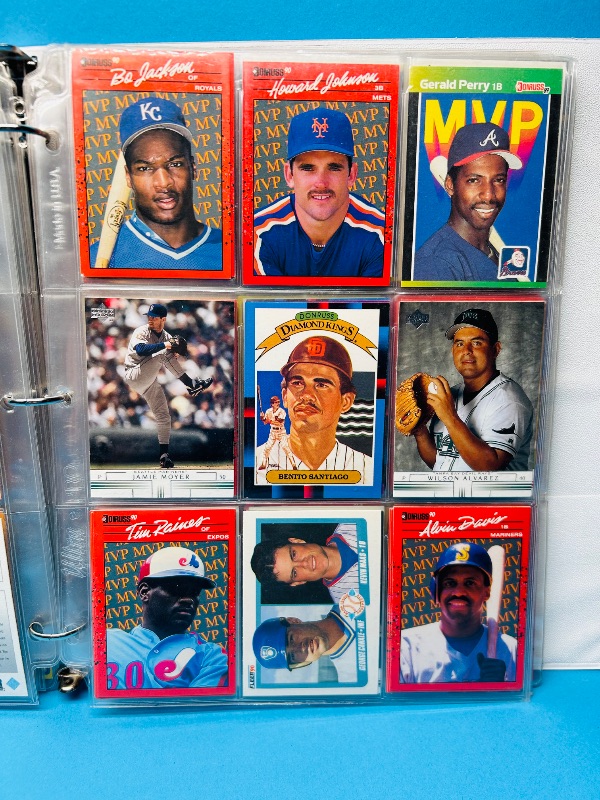 Photo 1 of 025103…final sale no returns/refunds -162 mixed baseball cards in binder