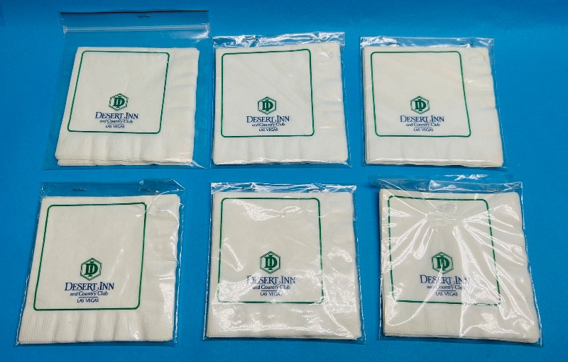 Photo 1 of 025105…  60 vintage Desert Inn cocktail napkins 