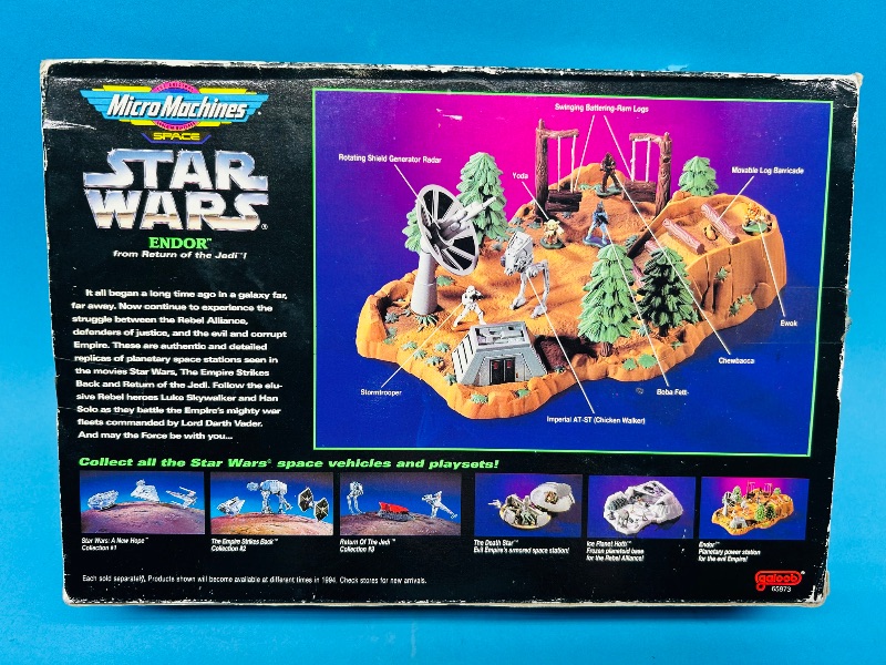 Photo 1 of 025115…vintage 1993 Star Wars Micro Machines Endor
