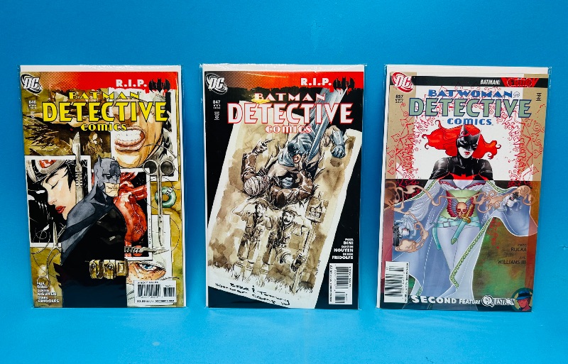 Photo 1 of 025120…3 Batman comics in plastic sleeves 