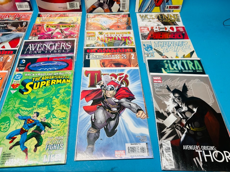 Photo 1 of 025155… final sale no returns/refunds-30 comics in plastic sleeves 