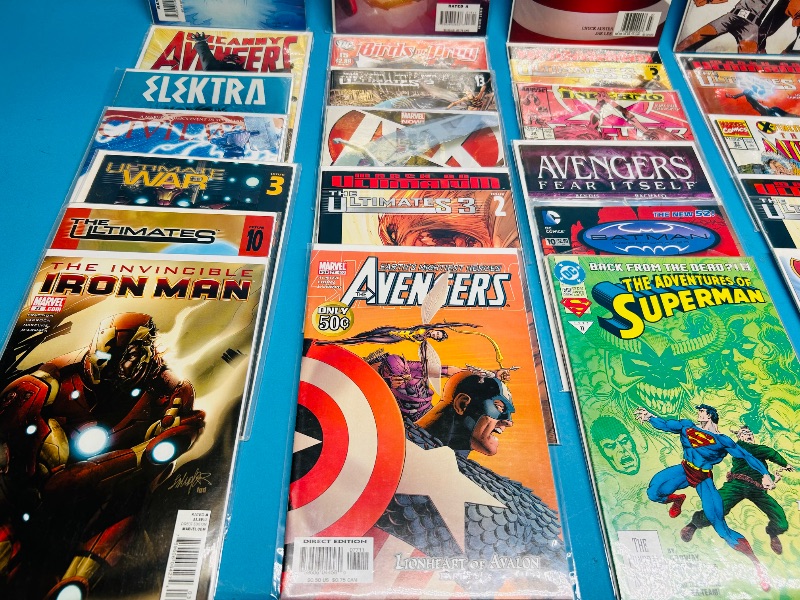 Photo 1 of 025155… final sale no returns/refunds-30 comics in plastic sleeves 