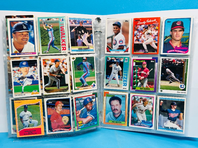 Photo 1 of 025157… final sale no returns/refunds-360 mixed baseball cards in binder 