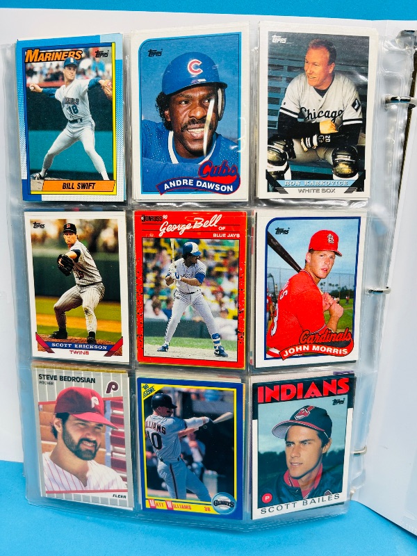 Photo 1 of 025157… final sale no returns/refunds-360 mixed baseball cards in binder 