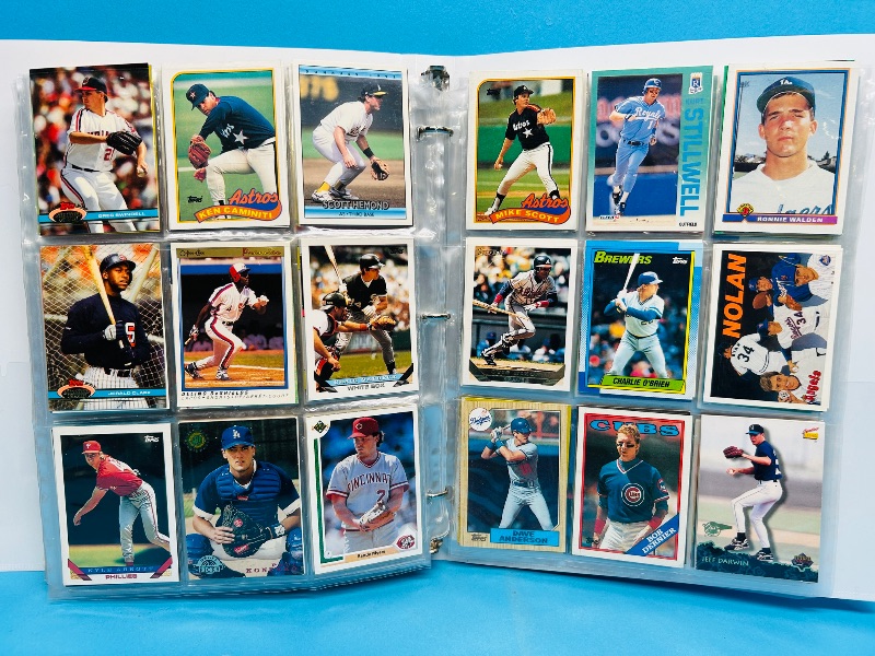 Photo 1 of 025157… final sale no returns/refunds-360 mixed baseball cards in binder 