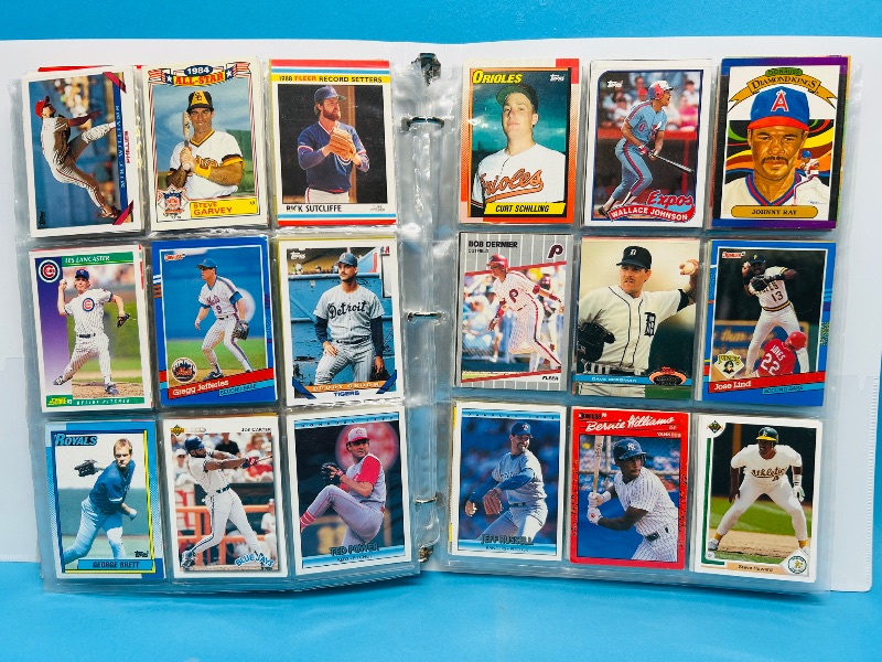 Photo 1 of 025157… final sale no returns/refunds-360 mixed baseball cards in binder 