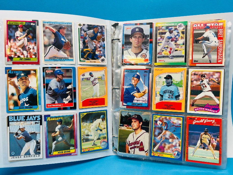 Photo 1 of 025157… final sale no returns/refunds-360 mixed baseball cards in binder 