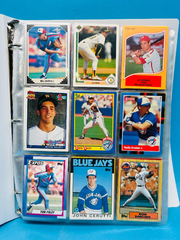 Photo 1 of 025157… final sale no returns/refunds-360 mixed baseball cards in binder 