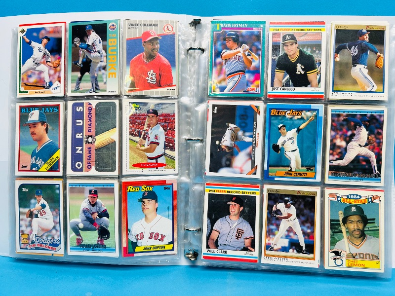 Photo 1 of 025157… final sale no returns/refunds-360 mixed baseball cards in binder 