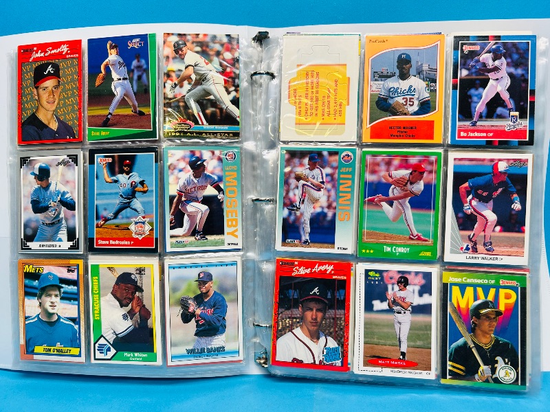 Photo 1 of 025157… final sale no returns/refunds-360 mixed baseball cards in binder 