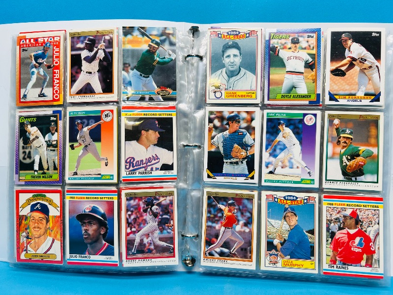Photo 1 of 025157… final sale no returns/refunds-360 mixed baseball cards in binder 