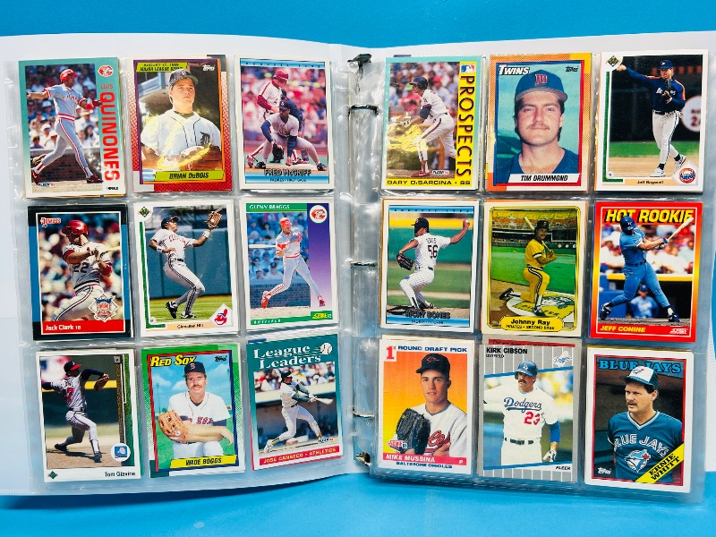 Photo 1 of 025157… final sale no returns/refunds-360 mixed baseball cards in binder 