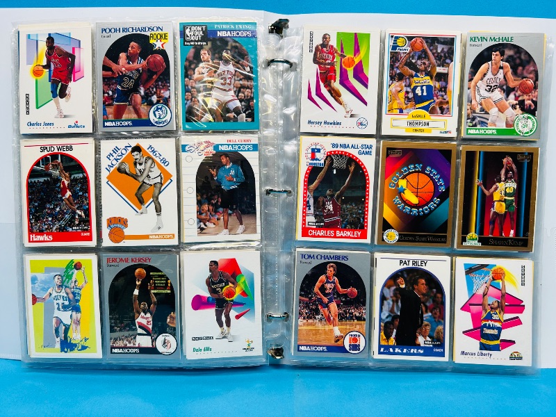 Photo 1 of 025159…  final sale no returns/refunds-270 mixed basketball cards in binder 