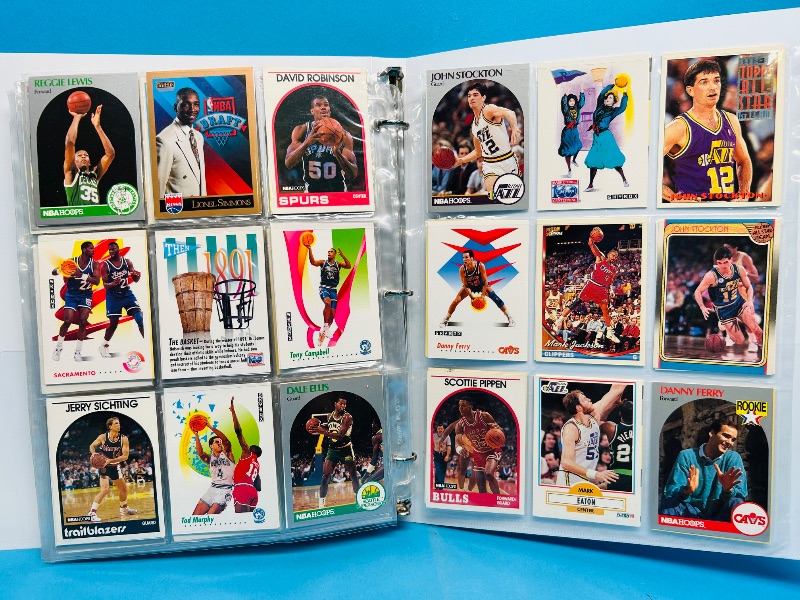 Photo 1 of 025159…  final sale no returns/refunds-270 mixed basketball cards in binder 