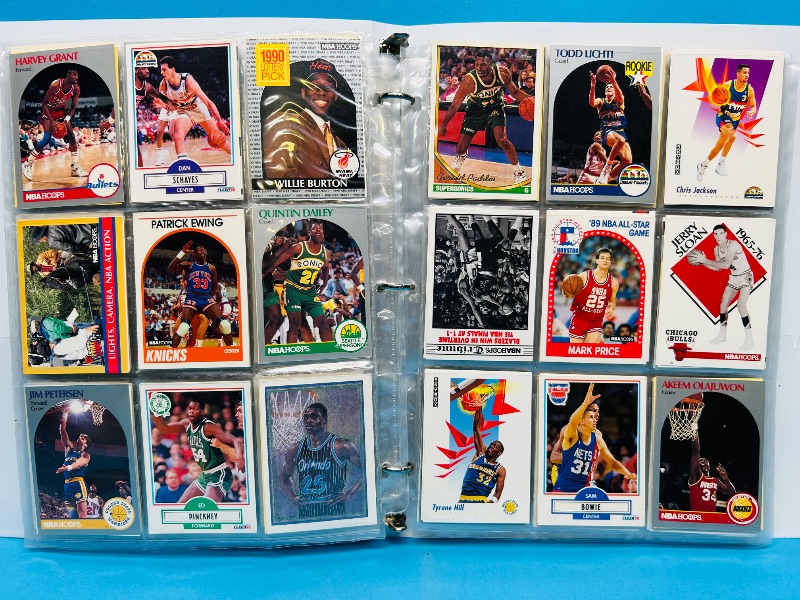 Photo 1 of 025159…  final sale no returns/refunds-270 mixed basketball cards in binder 