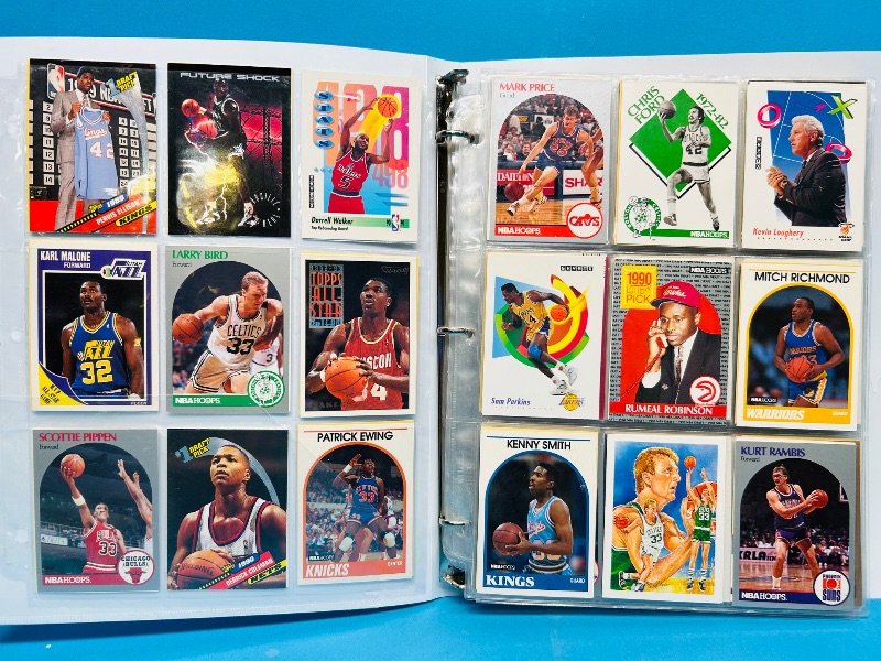 Photo 1 of 025159… final sale no returns/refunds-270 mixed basketball cards in binder