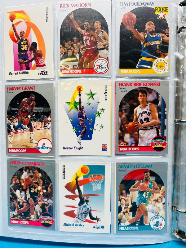 Photo 1 of 025159…  final sale no returns/refunds-270 mixed basketball cards in binder 