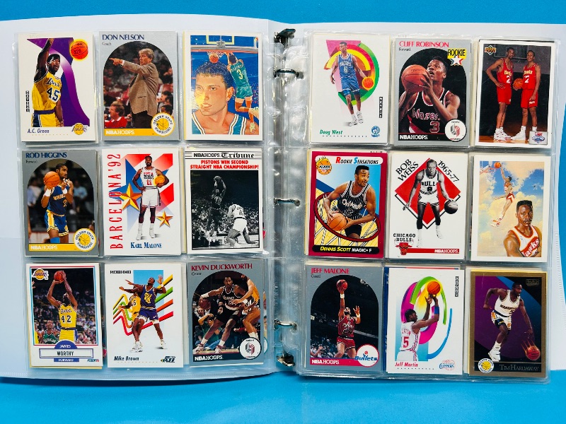 Photo 1 of 025159…  final sale no returns/refunds-270 mixed basketball cards in binder 