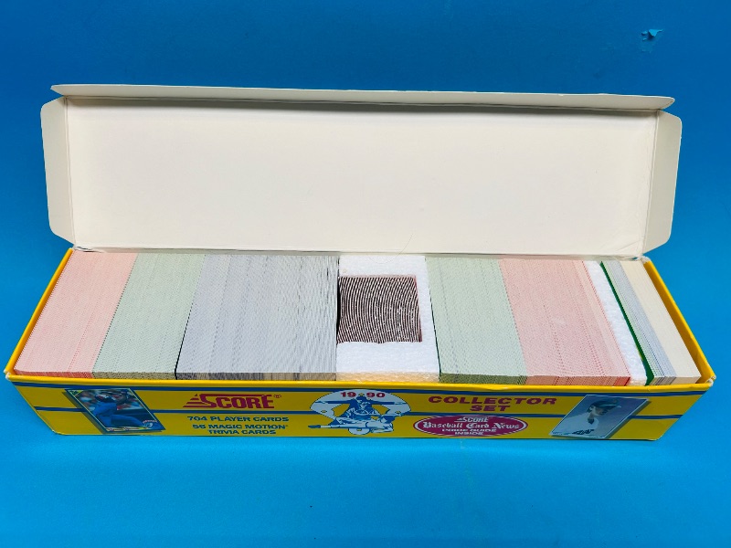 Photo 1 of 025160…  final sale no returns/refunds-1990 Score collector set baseball cards