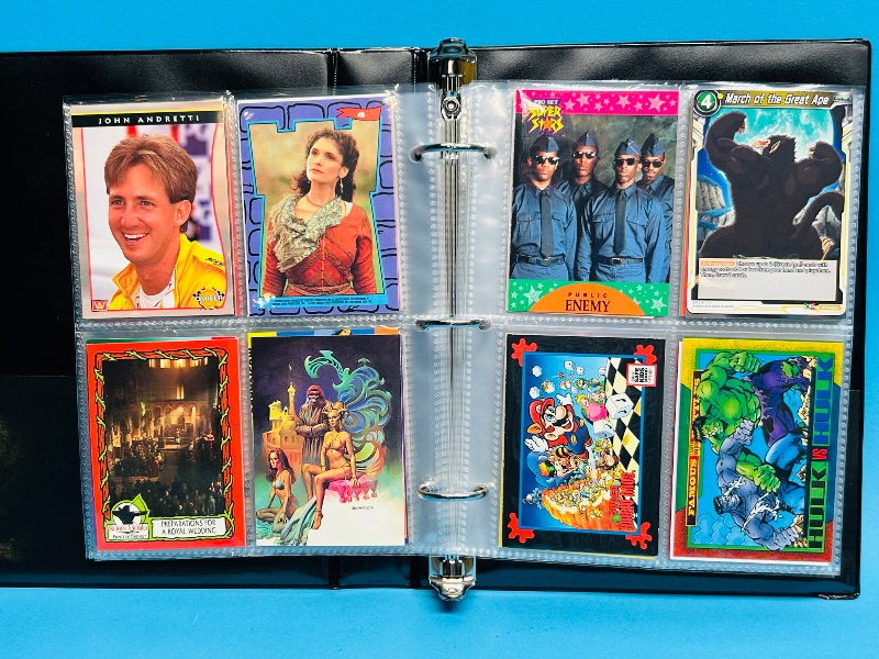 Photo 1 of 025162…  final sale no returns/refunds-160 mixed character /game cards in binder 